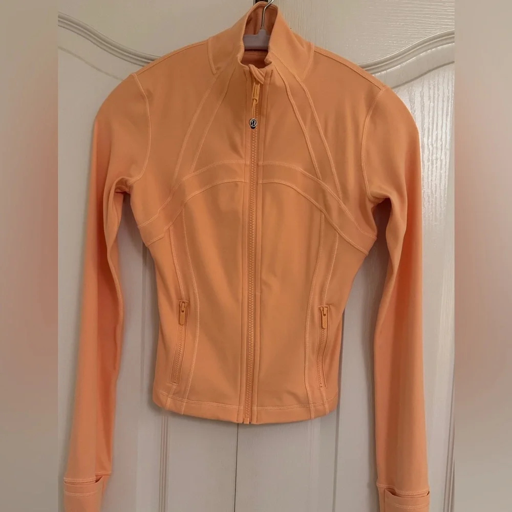 NWOT Define Cropped Jacket Nulu Rock Melon size 4 - Picture 5 of 6